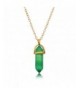 Artificial Gemstone Pendant Necklace Natural