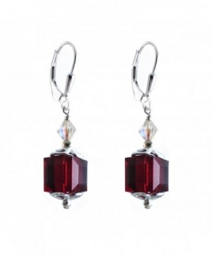 Earrings Swarovski Crystal Elements Leverback