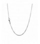 Sterling Silver Chain Necklace Clasp RHODIUM