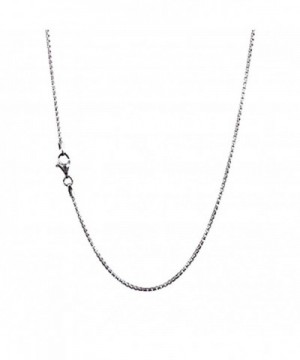 Sterling Silver Chain Necklace Clasp RHODIUM