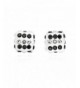Sparkling Zirconia Sterling Silver Earrings