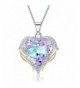 Mevecco Necklace Swarovski Crystals NK10 Vol Light