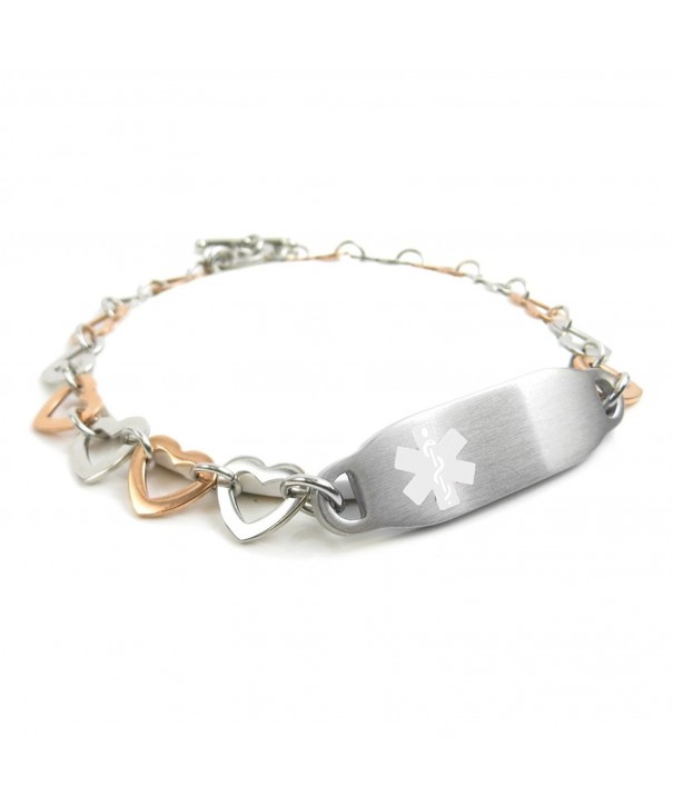 MyIDDr Pre Engraved Customizable Bariatric Bracelet