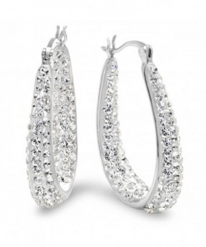 Sterling Silver Earrings Swarovski Crystals