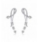 Sterling Simulated Diamond Earrings Zirconia