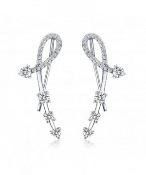 Sterling Simulated Diamond Earrings Zirconia