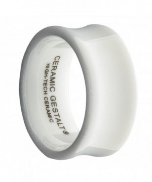 White Ceramic Ring CERAMIC GESTALT