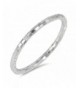 Diamond Cut Stackable Wedding Sterling Silver