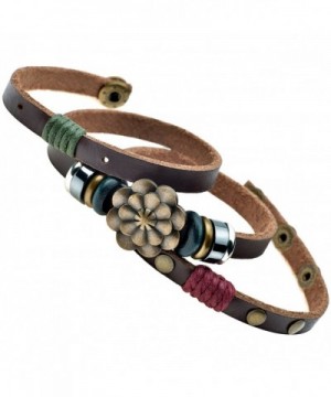 Multilayer Leather Personality Hematite Bracelet