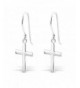 Sterling Silver Cross Earrings Dangle