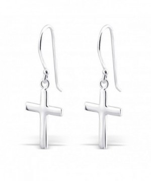 Sterling Silver Cross Earrings Dangle