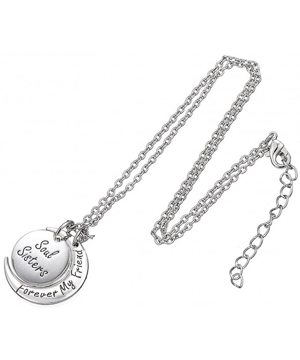 Sister Forever Friend Pendant Necklace