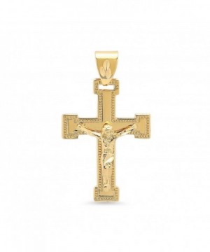 Milgrain Bordered Crucifix Microfiber Polishing