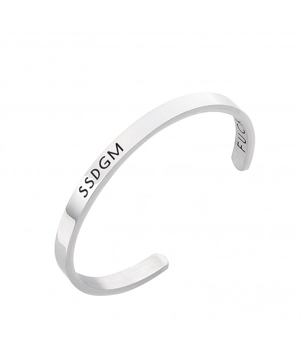 COMISAN SSDGM Murdered Politeness SSDGM Bangle Silver