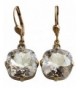 Catherine Popesco Goldtone Crystal Earrings