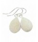 Sterling Silver Earrings Teardrop Silvertone