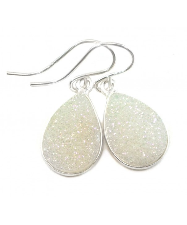 Sterling Silver Earrings Teardrop Silvertone