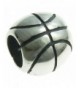 Sterling Silver Basketball European Style