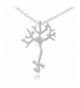 Nerve Science Pendant Necklace Silver