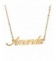 AOLO Necklace Plated Jewelry Amanda