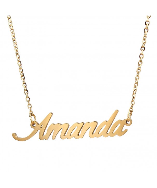 AOLO Necklace Plated Jewelry Amanda