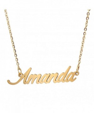 AOLO Necklace Plated Jewelry Amanda