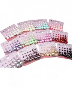 Color Pearl Earrings Wholesale Pairs