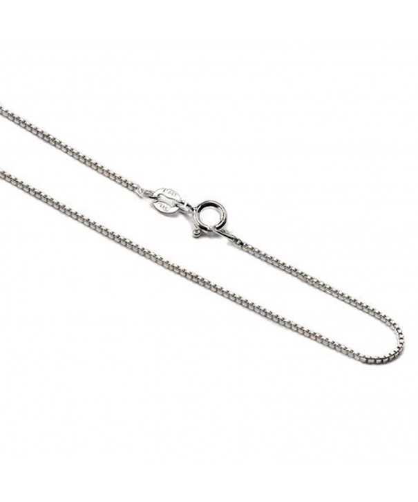 Sterling Silver 1mm Box Chain