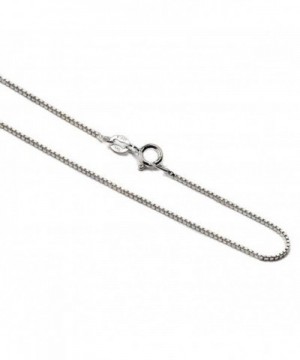 Sterling Silver 1mm Box Chain