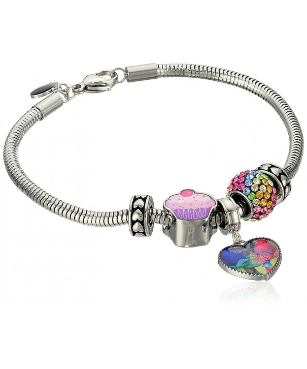 Trolls Stainless Crystal Stoppers Bracelet