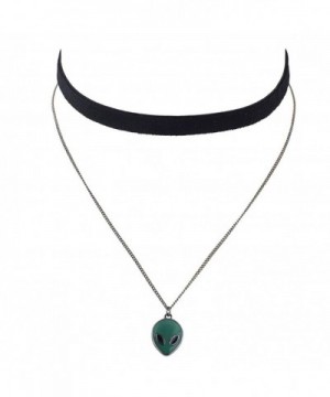 Lux Accessories Layered Velvet Necklace