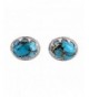 NOVICA Reconstituted Turquoise Sterling Earrings