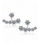 KOREA JIAEN Earrings Silver Plated Crescent