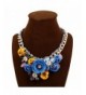 Yeshion Statement Necklace Fashion Crystal