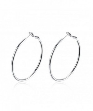 BODYA Platinum Plated smooth Earrings