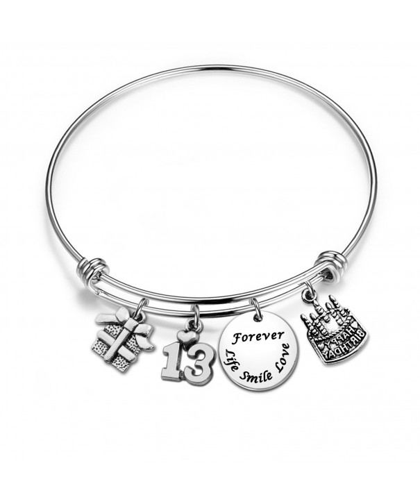 Birthday Bracelet Adjustable Bangle Jewelry