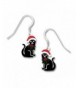 Sienna Sky Earrings Cats Santa