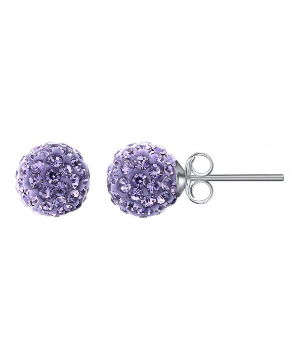 Gem Avenue Sterling Tanzanite Earrings