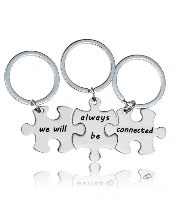 Connected Keychain Necklace Friendship Keychains