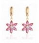 YAZILIND Charming Flower Zirconia Earrings