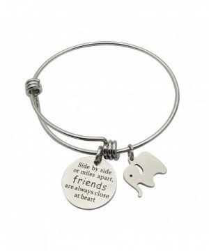 CAROMAY Bracelet Elephant Friendship Stainless