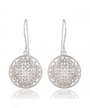 Sterling Silver Sparkling Zirconia Earrings