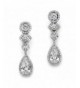 Mariell Earrings Dangles Silver Weddings