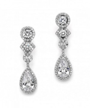 Mariell Earrings Dangles Silver Weddings