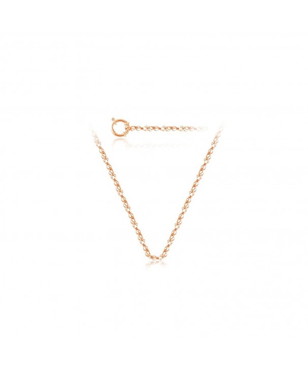 Singapore Chain Rose Gold inches