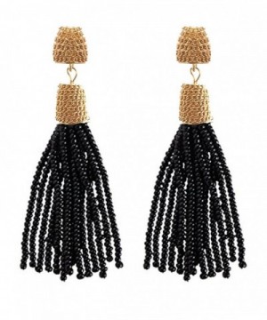 VK Accessories Fringe Dangle Earrings