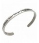 JJTZX Believe Stronger Inspirational Bracelet