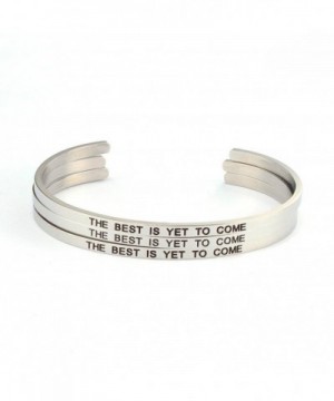 Best Come bangle bracelet engraved