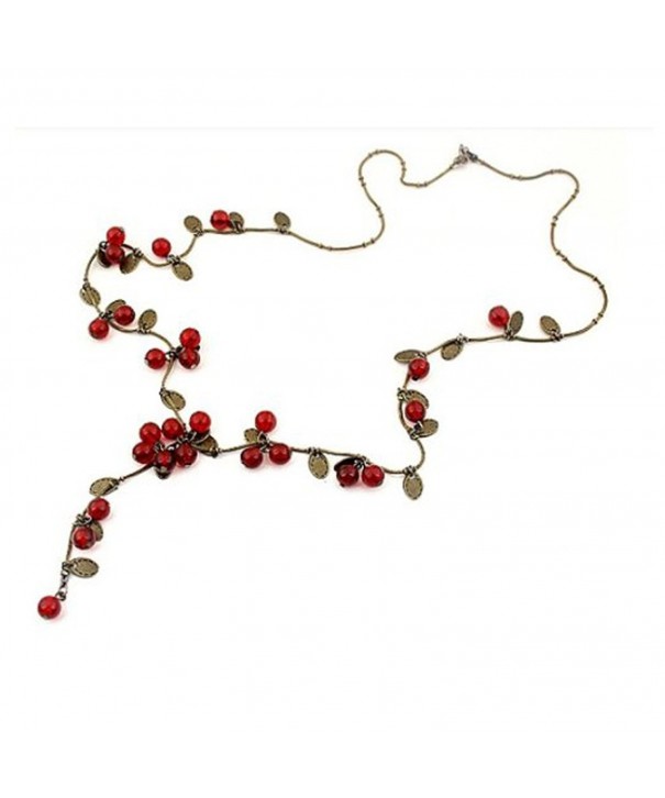 TOPSTARONLINE Tabasco Cherry Sweather Necklace