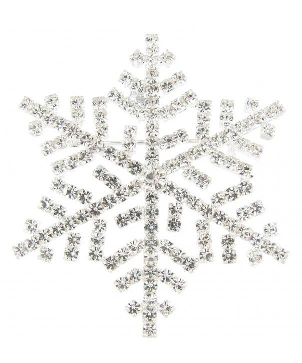 6 Point Holiday Snowflake Rhinestone Crystals